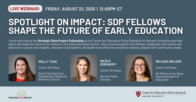 SDP Early Childhood Webinar