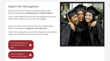 Rural postsecondary clearinghouse homepage