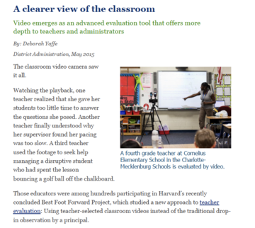 A Clearer View of the Classroom