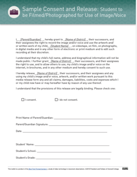 Sample Consent Form (Opt-In)