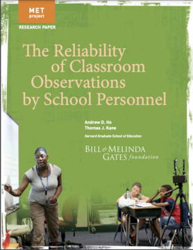 The Reliability of Classroom Observations