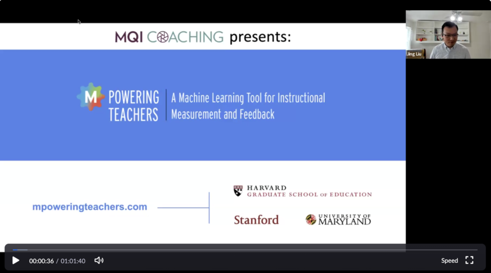 Webinar screenshot